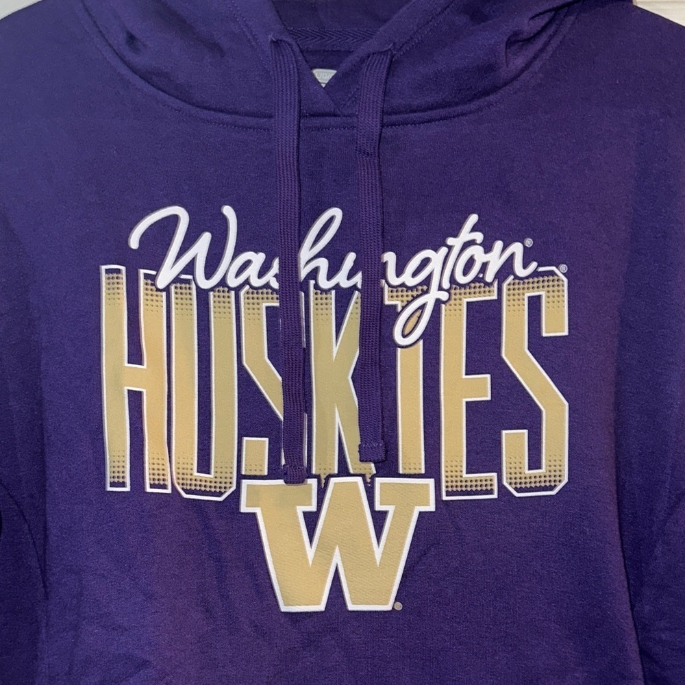 Washington Huskies Women's Purple Hoodie - Picture 2 of 5